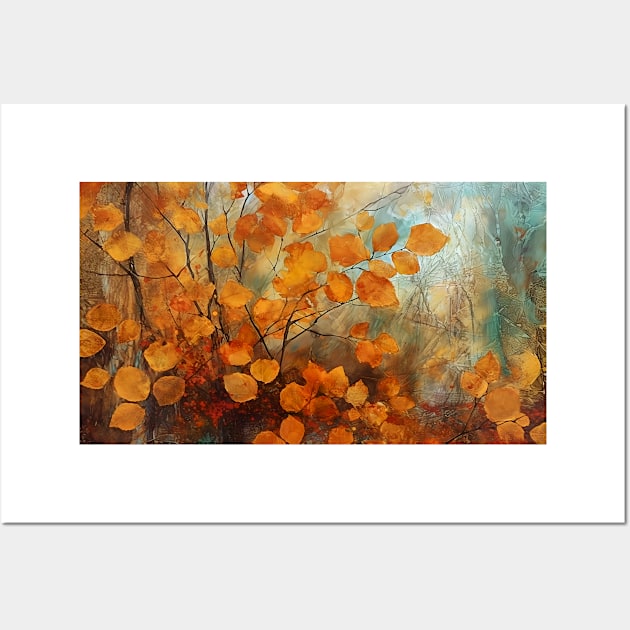 Rusty textured countryside autumn1 Wall Art by redwitchart